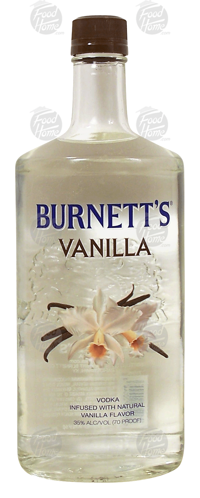 Burnett's  vodka infused with natural vanilla flavor, 35% alc. by vol. Full-Size Picture